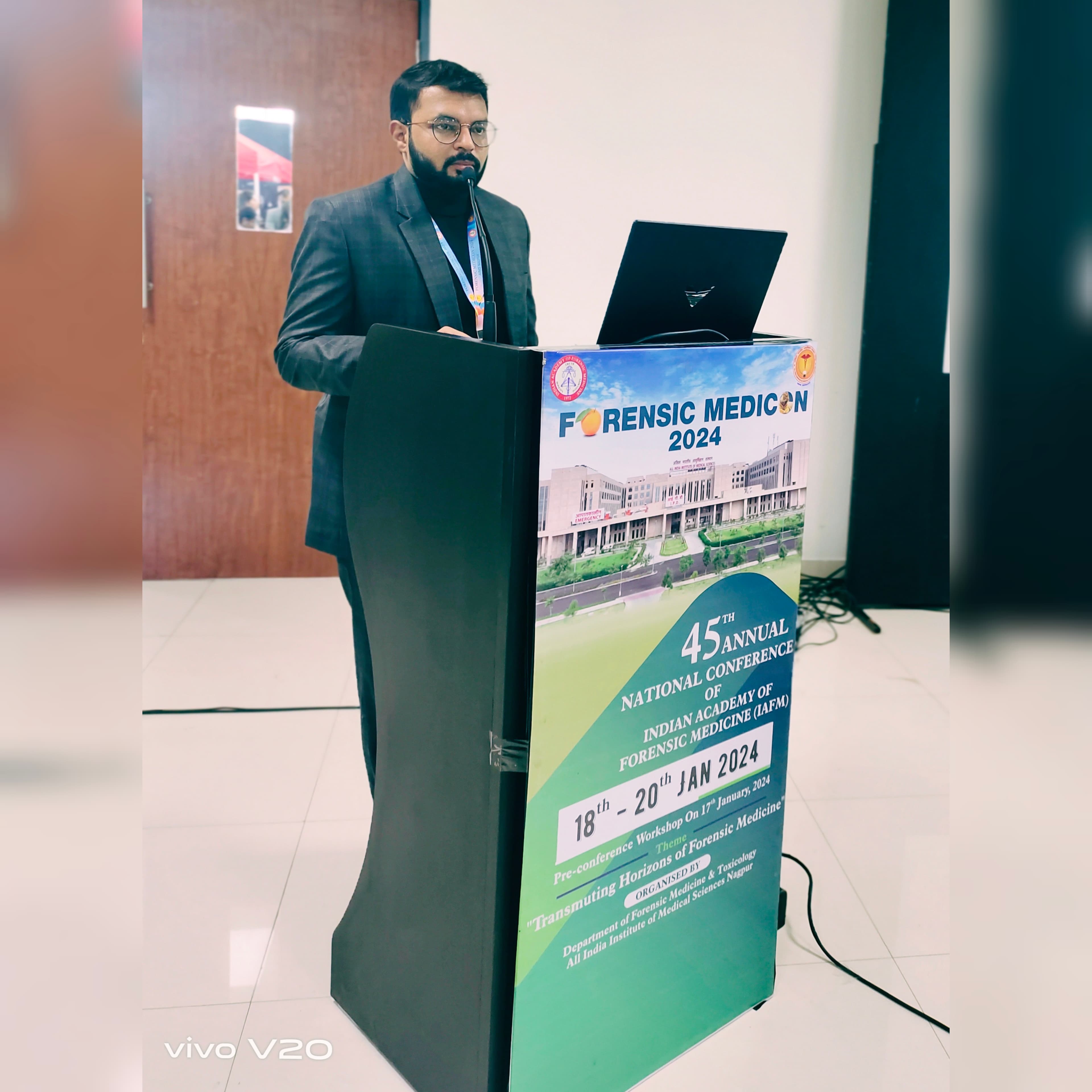 Speaking at Forensic Medicon 2024